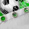 thumbnail image 4 of Homewish Soccer Football Print Black Out Curtains For Teens,Green Watercolor Splash Curtains Pack of 2 (42x63 Each),Sport Ball Game Bedroom Curtains,Luxury Bedroom Decor, 4 of 6