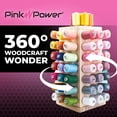 thumbnail image 4 of Soporte para roscas Pink Power 84 bobinas con compartimento de almacenamiento, 4 of 6