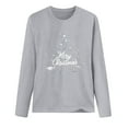 thumbnail image 5 of RKSTN Blouses pour Femmes Mode Décontractée Imprimé de Noël Col Rond Manches Longues Amples Blouses pour Femmes Habillées Décontractées, 5 of 5