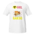 thumbnail image 2 of A Girl Who Loves Bakso Foodie Lover Women Girls Graphic T-Shirt (White, M), 2 of 2
