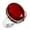 Ruby Simulated, variant on 925 Silver Ring For Women - Teens White Natural Mother Of Pearl Stone Silver Ring Size 11.5 April Birthstone Elegant Silver Ring Size 11.5 Gift For Mom On New Year 925 Gemstone Silver Jewelry