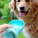 thumbnail image 2 of Botella de agua para perros, dispensador de agua portátil para cachorros a prueba de fugas, con dispensador de agua para mascotas al aire libre, senderismo, viajes (350 ml, azul), 2 of 3