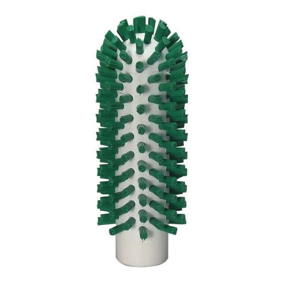 2" W Tube and Pipe Brush, Stiff, Not Applicable L Handle, 5 1/4 in L Brush, Green 5380502