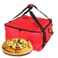 thumbnail image 4 of Pizza Food Delivery Bag Lunch Picnic Box Fresh Food delivery Container Waterproof Insulated Bag Red, 4 of 7