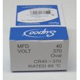 thumbnail image 4 of Run Capacitor, Oval, 40 Mfd., 370 Volt, CR40X370, 4 of 4