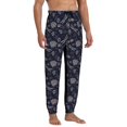 thumbnail image 4 of Kdxio Wildflowers And Dragonflies Pattern Joggers,Sweatpants for Men with Pockets-3X-Large, 4 of 5