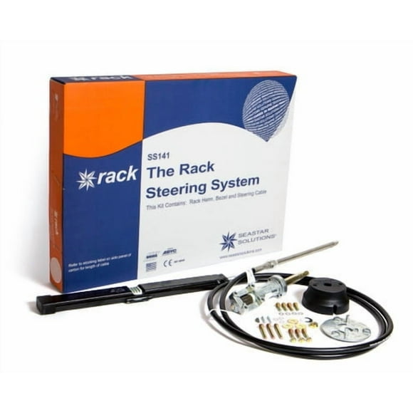 SeaStar Boat Steering System Mechanical SS14114 Track; For Single-Station Use Only; Rack Steering System