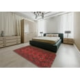 thumbnail image 5 of Ahgly Company Machine Washable Indoor Rectangle Traditional Dark Sienna Brown Area Rugs, 5' x 7', 5 of 7
