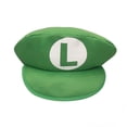 thumbnail image 3 of Super Marios Bros Sombrero De Dibujos Animados Luigi Bordado Anime Figura Periféricos Gorra De Béisbol Sombra Protección Solar Niños Cosplay, 3 of 4