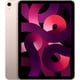 Apple 10.9" iPad Air (2022, 64GB, Puce M1, Wi-Fi, Rose) (MM9D3LL/A) Bundle avec Fermeture à Glissière Grise Manchon + Protecteur d'Écran + Boîtier TPU + Clavier + LCD Nettoyant – image 2 sur 8