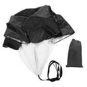 Parachute De Course, Parapluie D'entraînement, De Haute Qualité Pour Les Sports De Plein Air Noir