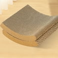 thumbnail image 4 of Cat Toy Scratching Toy Protecting Furniture Floor Carpet Couch Moon Shape Bed for Playing and Napping, 4 of 12