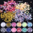 thumbnail image 6 of opvise 12 Colors UV Gel Nail Art Glitter Dust Powder Shimmers Acrylic Tip DIY Decor, 6 of 8