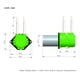 thumbnail image 3 of GROTHEN Bomba peristáltica de alto flujo de doble cabezal DC 12 V / 24 V Bomba dosificadora de agua Abanopi 12V 1mmx3mm, 3 of 7