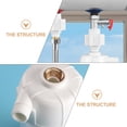 thumbnail image 3 of EeaseMX Prefiltro de agua blanca Purificador de agua doméstico Filtro de calentador de agua blanca, 3 of 8
