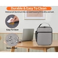 thumbnail image 5 of Lunch Box for Men - Reusable Lunch Bag Men Adult Women- Insulated Small LunchBox, 5 of 6