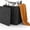 Black, variant on HarmonyStrings 11.5 Gallon Water-proof Deck Box, Outdoor Patio Storage Box w/Removable Lid &, Faux Rattan Storage Container Side Table, All Weather Patio Furniture Extra Seat for Poolside-Brown