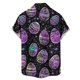 thumbnail image 4 of Ceisia Easter Graphic Print Shirt Men's Relaxed Fit Short Sleeve Button-Down Casual Top with Pocket Black XXXXL Gifts, 4 of 4