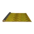thumbnail image 2 of Ahgly Company Indoor Round Southwestern Yellow Country Area Rugs, 7' Round, 2 of 4