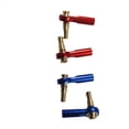 thumbnail image 5 of Varilla Tracción de Posicionamiento de Rótula Metal M3, Barra de Acoplamiento 2 mm, Varilla de Enlace de Servo con Rótula de Metal, Pieza Conexión de Modelo M3/M2 T, Azul, 5 of 5