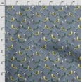 thumbnail image 3 of Soimoi Bird Printed Poly Canvas Fabric Decor Sewing Fabric By The Yard 56 Inch WideDecorative Fabric For Curtains Tote bags Blue, 3 of 5