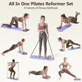 thumbnail image 3 of Tabla Reformer de Pilates DQI, 15 en 1, portátil, tapa de 181 kg, 3 of 7