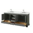 thumbnail image 3 of Wyndham Collection Wcs202080dcmunomxx Deborah 80" Free Standing Double Vanity Set - Dark, 3 of 6