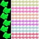 thumbnail image 1 of 96 Pcs Luminous Mini Dinosaur Toys Glow in The Dark Dinosaur Figures Resin Small Dinosaur Figurines Tiny Dino for Garden Landscape, 1 of 5