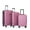 Pink, variant on Yougu 3 Piece Hardshell Luggage Set Hardside Lightweight Suitcase with TSA Lock Spinner Wheels 20in 24in 28in,Yellow