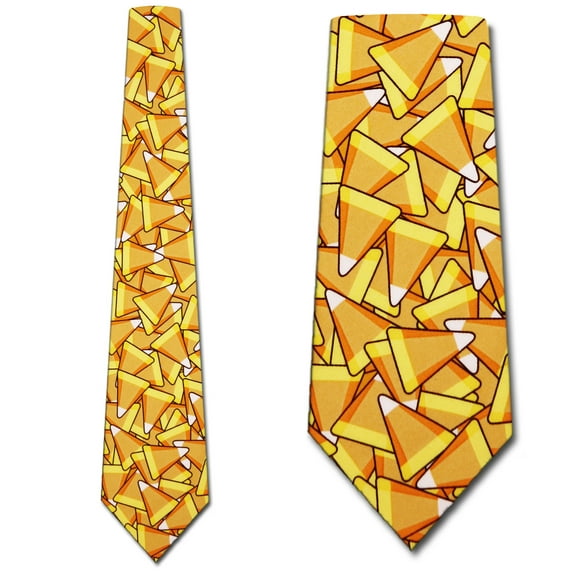 Candy Corn Necktie Halloween Mens Tie