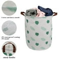 thumbnail image 5 of Howarmer Large Canvas Laundry Hamper, Leaf Feather, 5 of 7