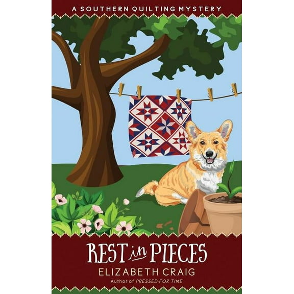 Southern Quilting Cozy Mystery Rest in Pieces, Book 9, (Paperback)