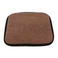 thumbnail image 3 of Coussin de Table en Coton Marron pour Bureau et Maison - comme Décrit, Carré 30cm, 3 of 8