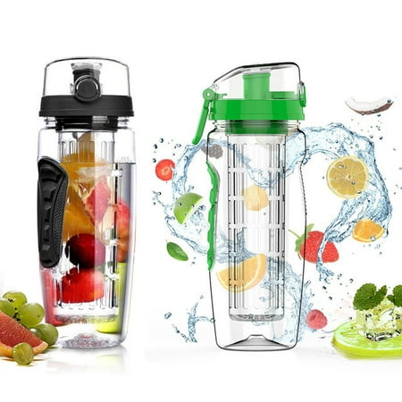 VicTsing 32oz Infuser Water Bottle, Sport Fruit Infuser Water Bottle, Toxin-Free, Shatter-Resistant and Impact-Resistant Tritan Copolyester Made (Best Fruit Infuser Water Bottle)