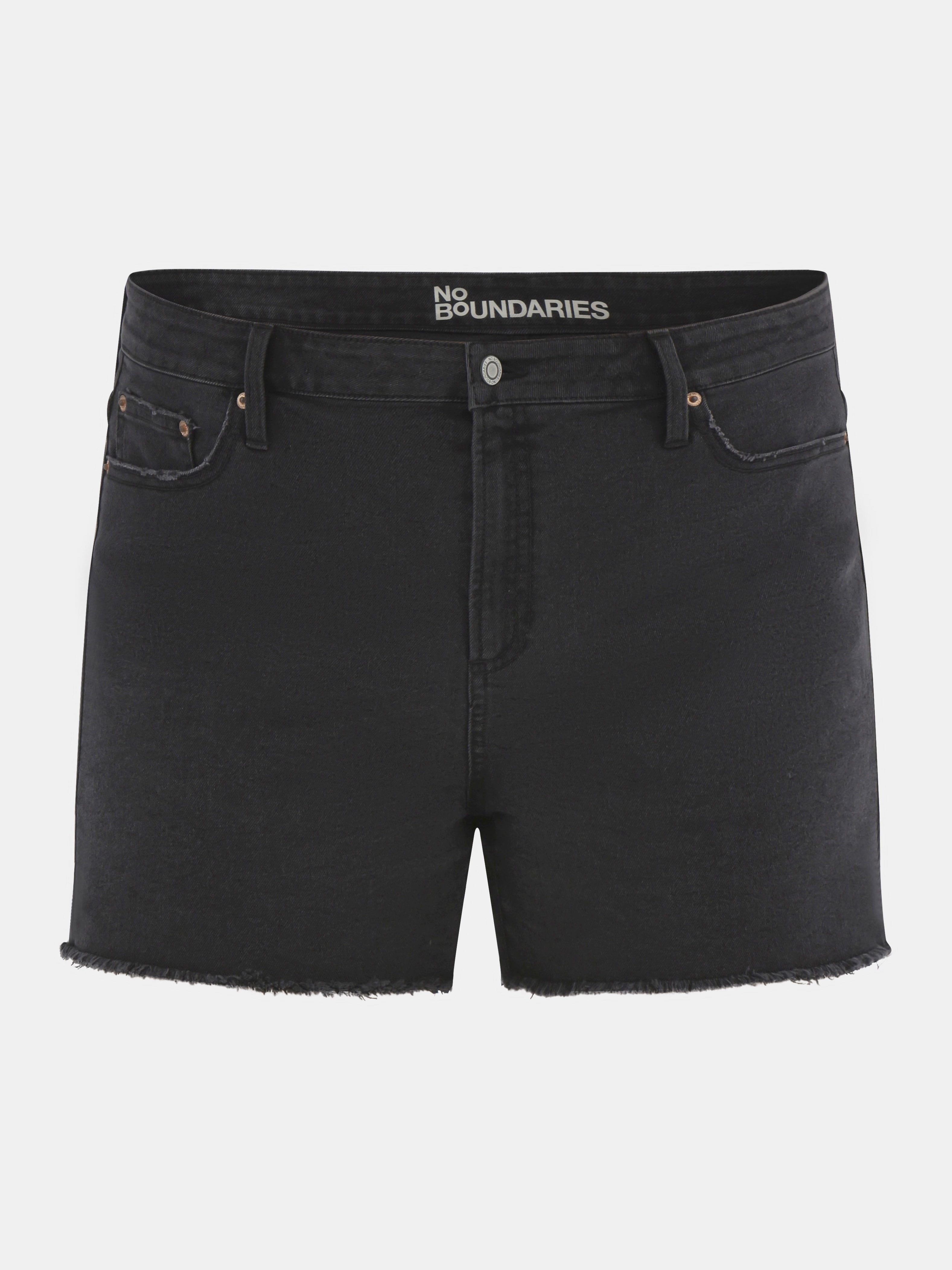 No Boundaries Women's Mid Rise Denim Short, Sizes 2-26W