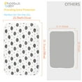 thumbnail image 4 of Tapis à Langer pour Bébé, 21 5/8 Pouces x 31.5 Pouces Doublures de Matelas à Langer Imperméables - Tapis à Langer Réutilisable Doux et Absorbant (Nuage1pcs), 4 of 10