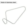 thumbnail image 3 of Unique Bargains 2.4 x 1.3 x 0.6 Inch Stainless Steel Ceiling Hooks Silver Finish, 50 Counts, 3 of 6