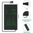 thumbnail image 3 of 1 Pack Seedling Heat Mat,Seedfactor Waterproof Durable Germination Station Heat Mat,Warm Hydroponic Heating Pad for Indoor Home Gardening Seed Starter,Heat Mats for Seed Starting,Black,20.7x10 Inch, 3 of 9