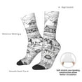 thumbnail image 4 of Haiem Country Farm Scene Pattern Crew Socks – Soft & Durable Moisture-wicking Socks, Stay-Up Fit for Business, Work, and Casual Wear Size 5-11, 4 of 6