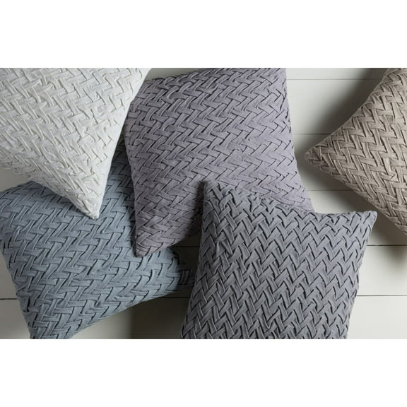 Decorative Nuys 22-inch Poly or Down Filled Throw Pillow