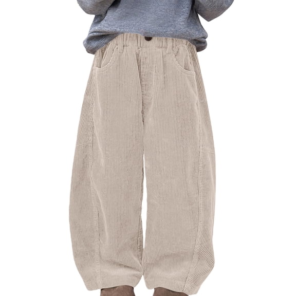 KVPLBQFD Girls Sweatpants Size 14-16 Cute Pants Grey Sweatpants Blue Pants Toddler Summer Clothes Little Girl Clothes Size 6-7 2 Year Old Girl, Beige 11-12 Years
