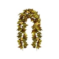 thumbnail image 2 of Autumn Simulated Fruit and Maple Leaf Vines, Artificial Fireplace Garland Decoration, Fall Harvest Hanging Vine for Home Wrapping Indoor Outdoor Wall Door Decor, Green, 2 of 7