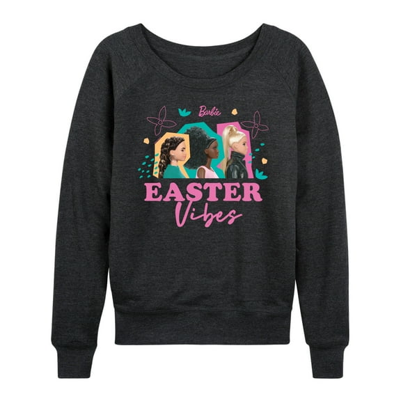 Barbie - Easter - Easter Vibes - Women's Lightweight French Terry Long Sleeve Shirt