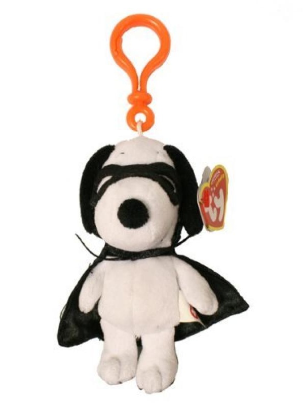 TY Beanie Baby - SNOOPY the VAMPIRE Dog ( Plastic Key Clip ) - Walmart.com