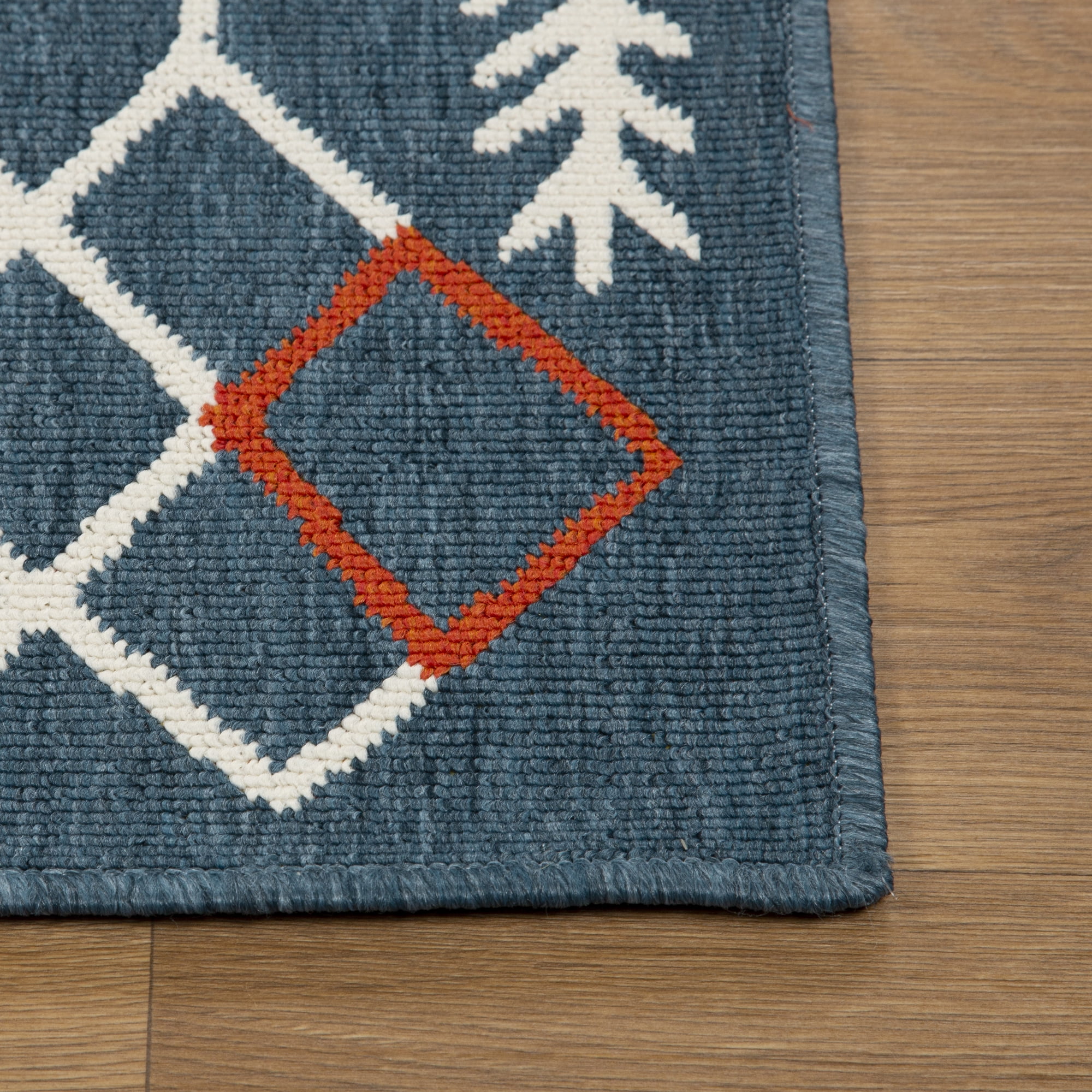 Ox Bay and Evette Rios Dora 8' x 9'9" Blue Arrows Indoor/Outdoor Area Rug