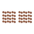 thumbnail image 2 of Inteprter 50 piezas botón de Hallow Color sólido elegante DIY suéter camisa costura tejido sujetador Snap accesorios café Café 2piezas, 2 of 6