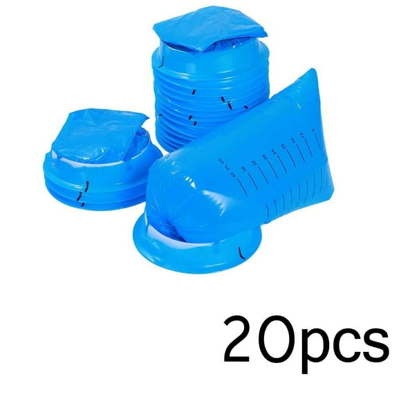 Binwennn Silicone Food Bags Medium 20pcs Disposable Vomit Bag Pregnant Women Use Vomit Bag Car Mounted Portable Motion Bag