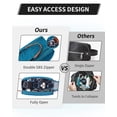 thumbnail image 2 of WANDF Large Toiletry Bag for Men,Toiletry Bag Travel with 10 Securing Band,Water-Resistant Wide Opening Dopp Kit Shave Bag with Wet Pocket,Cosmetic Organizer Makeup Bag(Cyan-A), 2 of 9