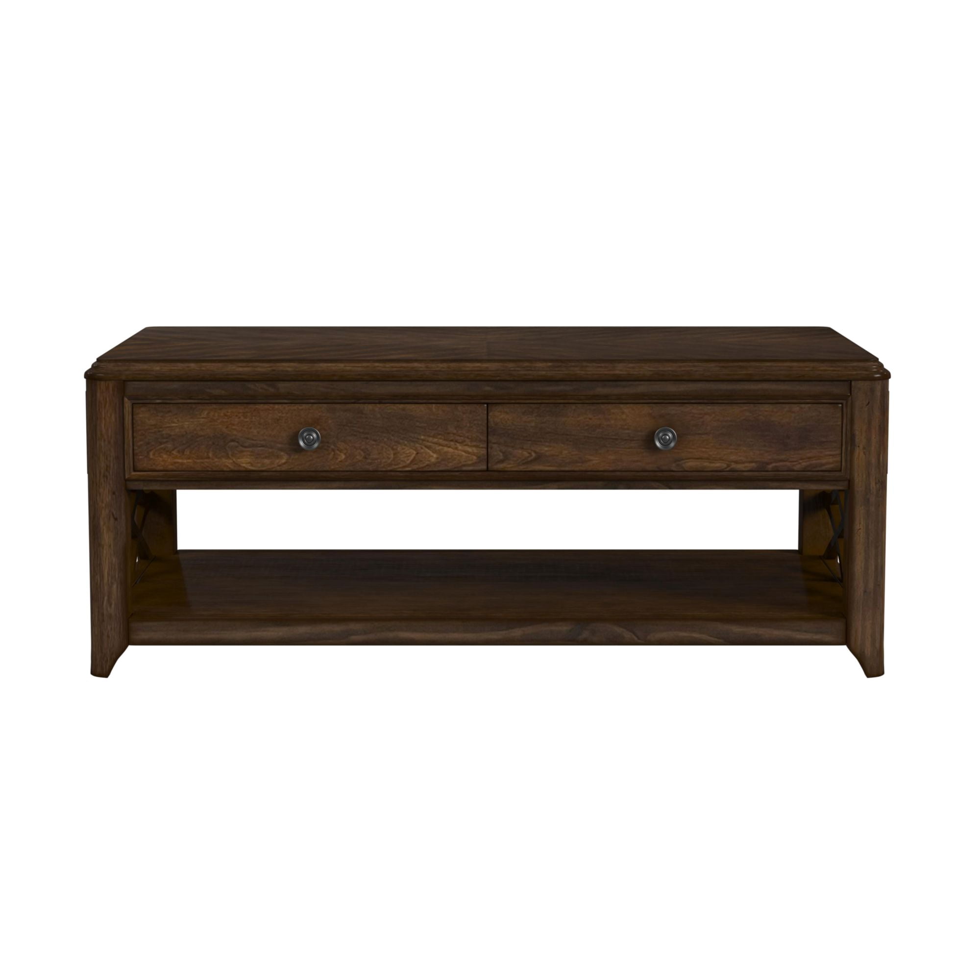 Picket House Furnishings Stark Lift-Top Coffee Table in Cherry