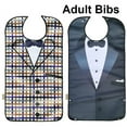 thumbnail image 2 of CHUNYAN New Waterproof Adult Bibs for Eating Washable Apron Reusable Clothing Protector with Crumb Catcher For Elderly Men Women Senior, 2 of 7